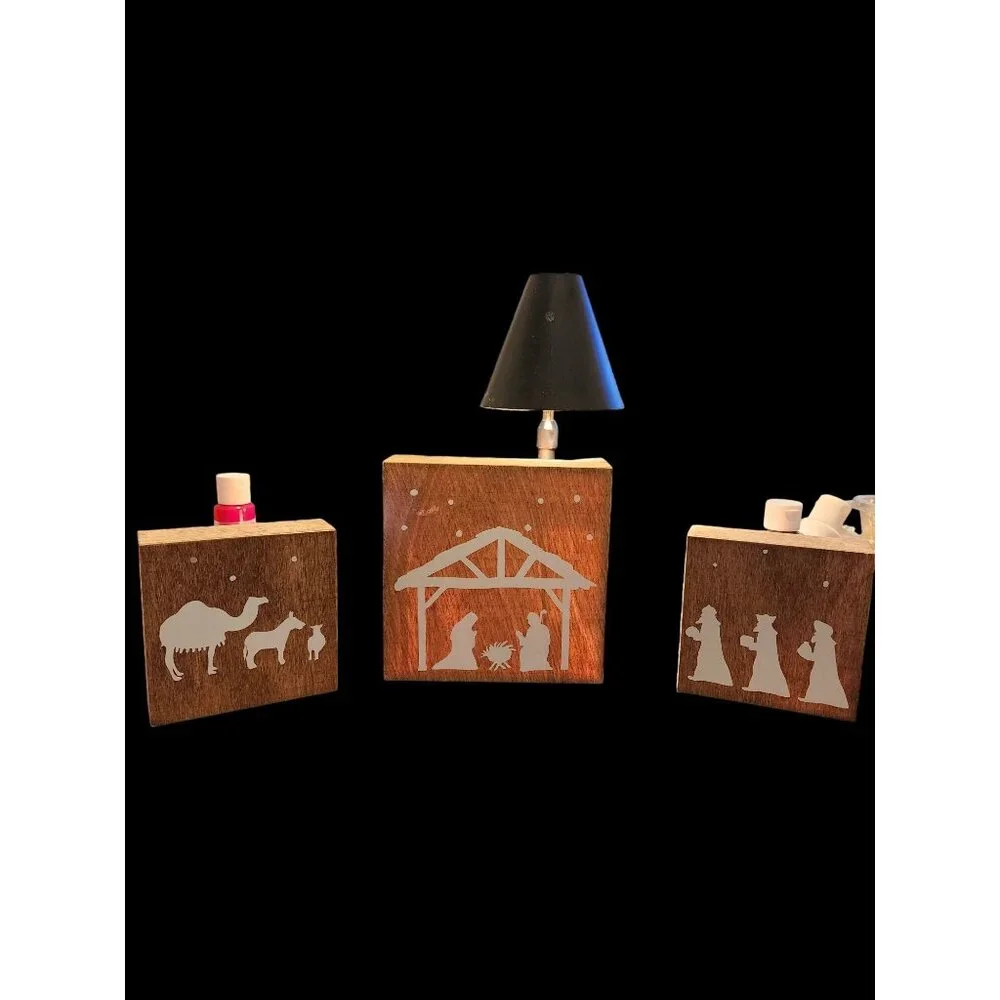 Nativity Scene Wooden Block Set